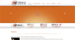 Desktop Screenshot of dtproducciones.com